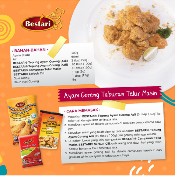 Bestari Salted Egg Seasoning 150g [4146]